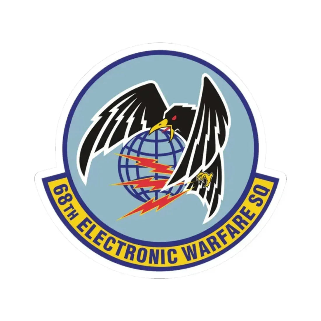 68th Electronic Warfare Squadron (U.S. Air Force) STICKER Vinyl Kiss ...