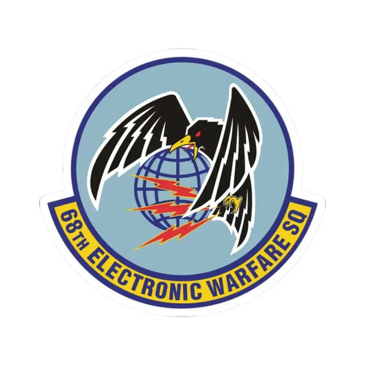 68th Electronic Warfare Squadron (U.S. Air Force) STICKER Vinyl Kiss-Cut Decal 2 Inch White - The Sticker Space