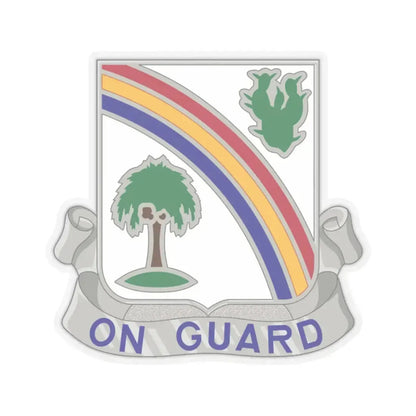 68th Infantry Regiment (U.S. Army) STICKER Vinyl Kiss-Cut Decal 2 Inch Transparent - The Sticker Space