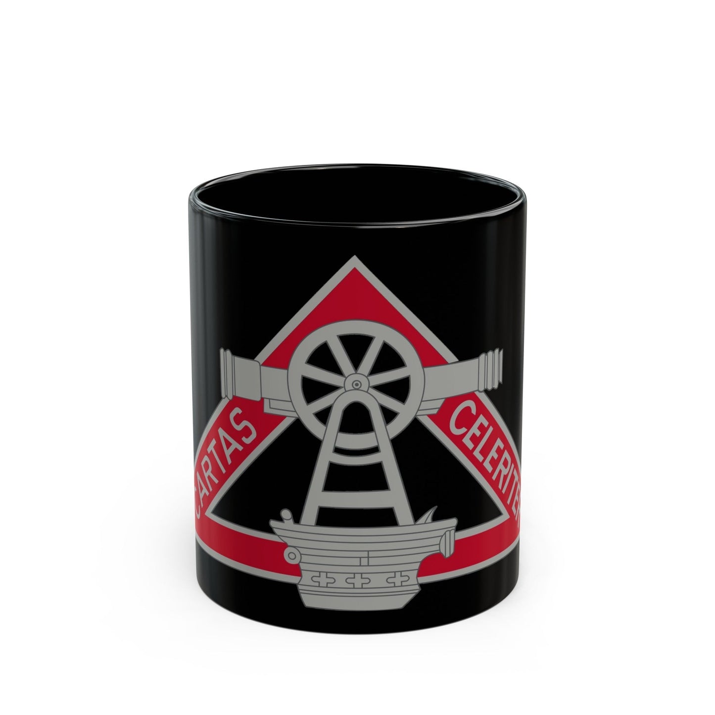 69 Engineer Company (U.S. Army) Black Coffee Mug-11oz-The Sticker Space