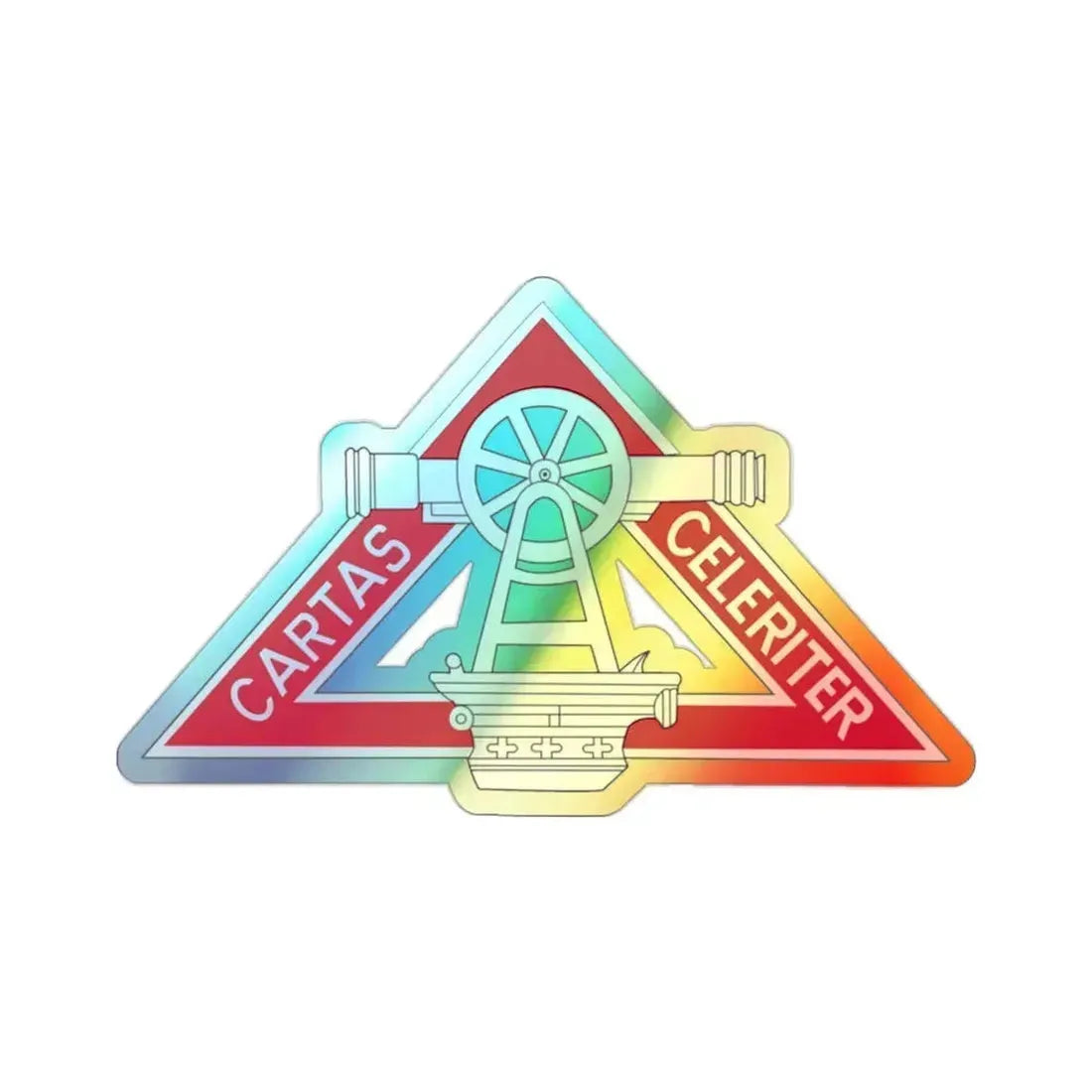 69 Engineer Company (U.S. Army) Holographic STICKER Die-Cut Vinyl Decal 2 Inch Holographic - The Sticker Space