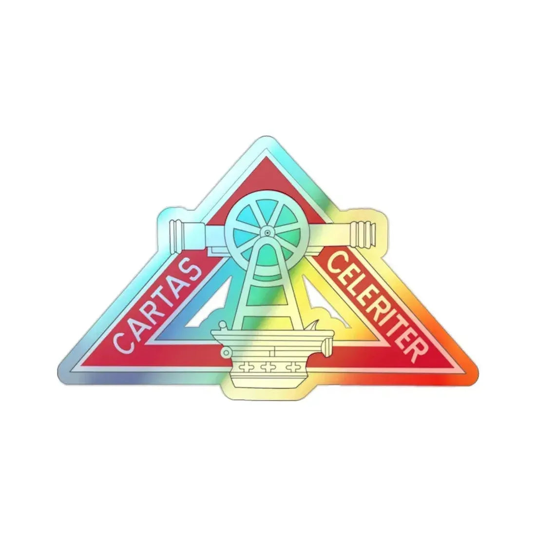 69 Engineer Company (U.S. Army) Holographic STICKER Die-Cut Vinyl Decal - The Sticker Space