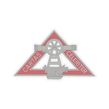 69 Engineer Company (U.S. Army) STICKER Vinyl Kiss-Cut Decal 2 Inch Transparent - The Sticker Space