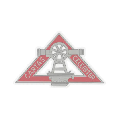 69 Engineer Company (U.S. Army) STICKER Vinyl Kiss-Cut Decal 3 Inch Transparent - The Sticker Space