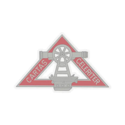 69 Engineer Company (U.S. Army) STICKER Vinyl Kiss-Cut Decal 4 Inch Transparent - The Sticker Space