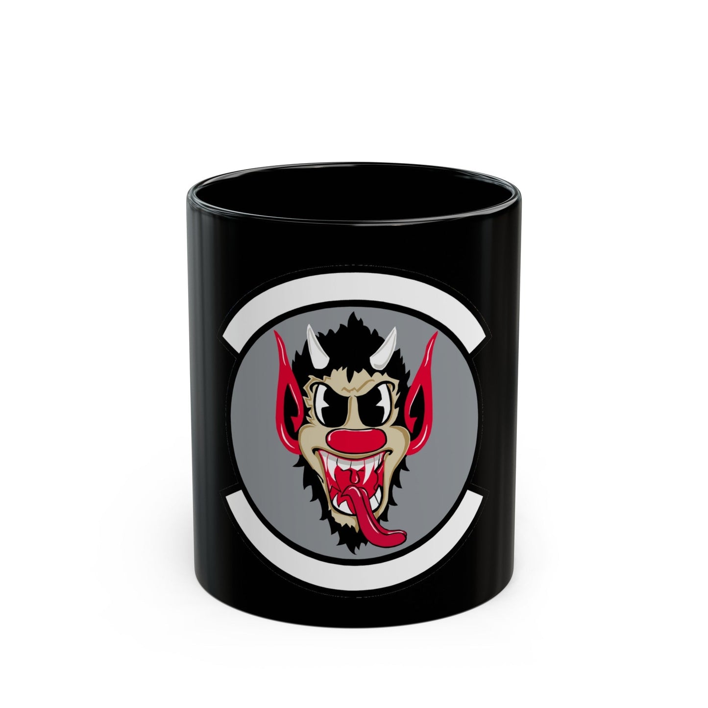 69 Fighter Squadron AFRC (U.S. Air Force) Black Coffee Mug-11oz-The Sticker Space