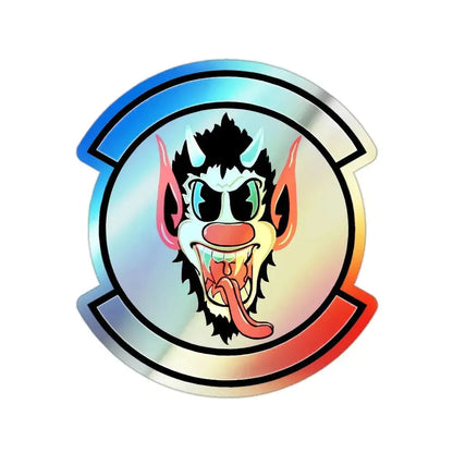 69 Fighter Squadron AFRC (U.S. Air Force) Holographic STICKER Die-Cut Vinyl Decal 2 Inch Holographic - The Sticker Space