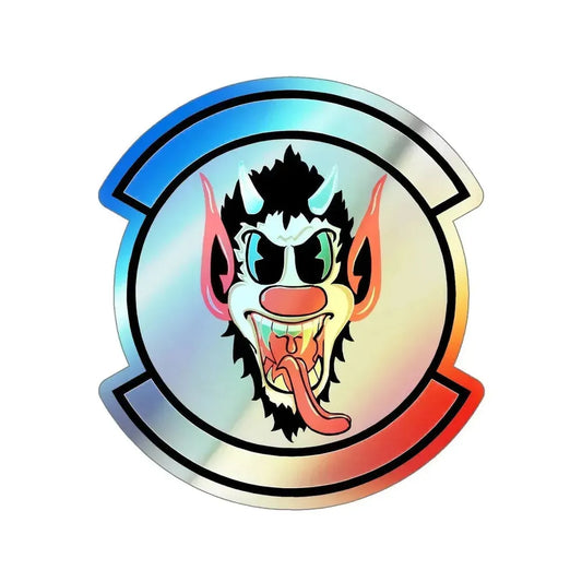 69 Fighter Squadron AFRC (U.S. Air Force) Holographic STICKER Die-Cut Vinyl Decal 6 Inch Holographic - The Sticker Space