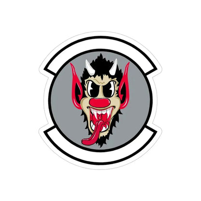 69 Fighter Squadron AFRC (U.S. Air Force) REVERSE PRINT Transparent Die-Cut STICKER - The Sticker Space