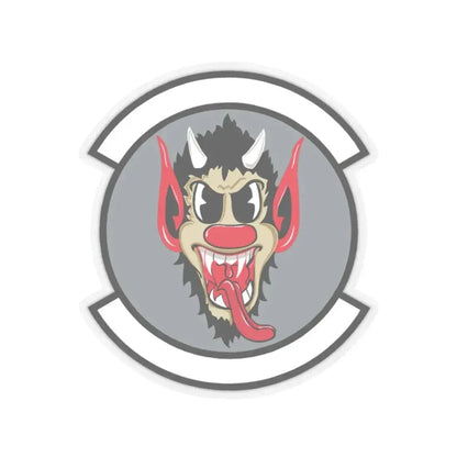 69 Fighter Squadron AFRC (U.S. Air Force) STICKER Vinyl Kiss-Cut Decal 2 Inch Transparent - The Sticker Space