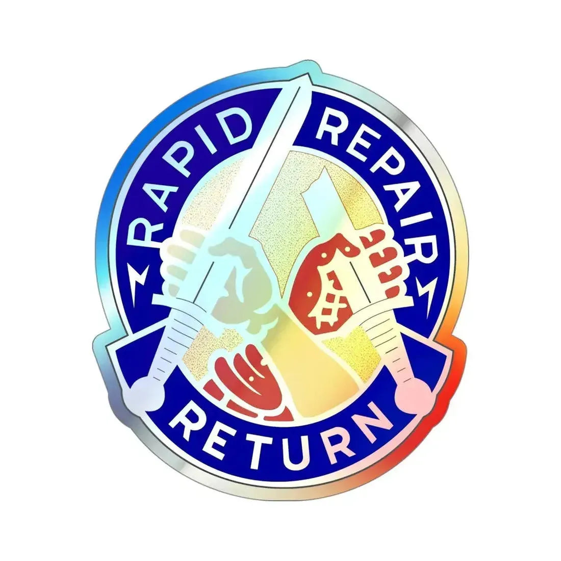 69 Maintenance Battalion (U.S. Army) Holographic STICKER Die-Cut Vinyl Decal - The Sticker Space