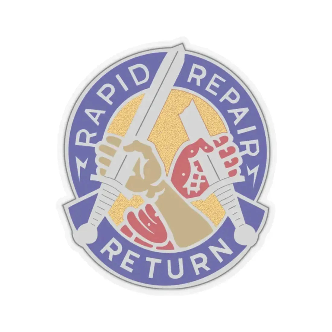 69 Maintenance Battalion (U.S. Army) STICKER Vinyl Kiss-Cut Decal 2 Inch Transparent - The Sticker Space