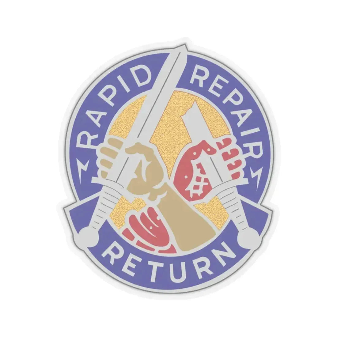 69 Maintenance Battalion (U.S. Army) STICKER Vinyl Kiss-Cut Decal 3 Inch Transparent - The Sticker Space