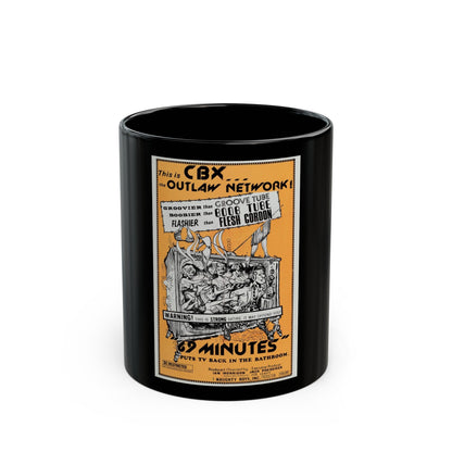 69 MINUTES 1976 Movie Poster - Black Coffee Mug-11oz-The Sticker Space