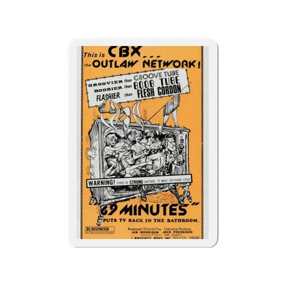 69 MINUTES 1976 Movie Poster - Refrigerator Magnet 2 Inch - The Sticker Space