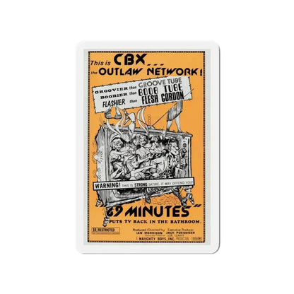 69 MINUTES 1976 Movie Poster - Refrigerator Magnet - The Sticker Space