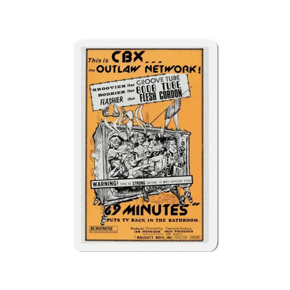 69 MINUTES 1976 Movie Poster - Refrigerator Magnet - The Sticker Space