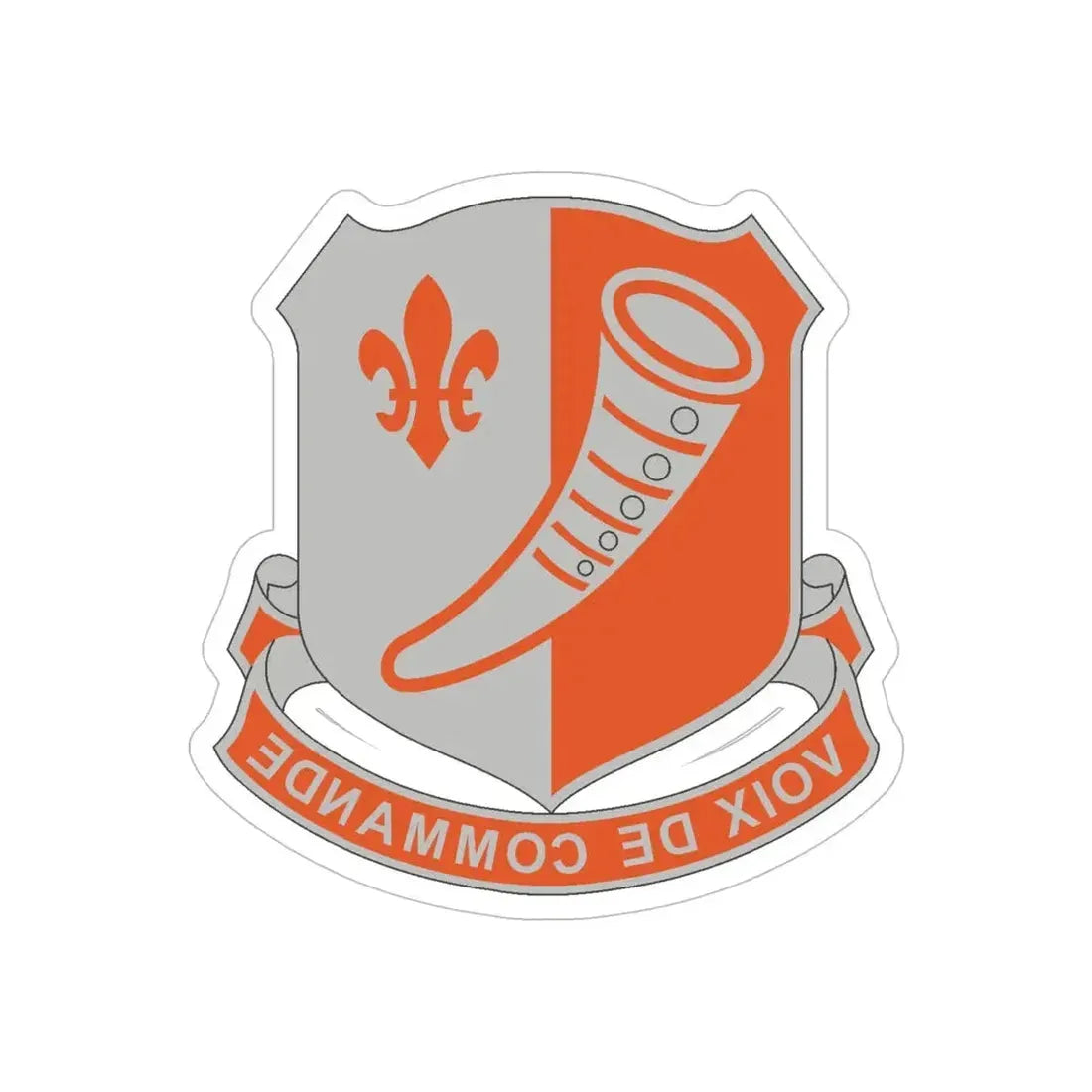 69 Signal Battalion (U.S. Army) REVERSE PRINT Transparent Die-Cut STICKER - The Sticker Space