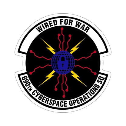 690 Cyberspace Operations Squadron AFSPC (U.S. Air Force) STICKER Vinyl Die-Cut Decal 6 Inch - The Sticker Space