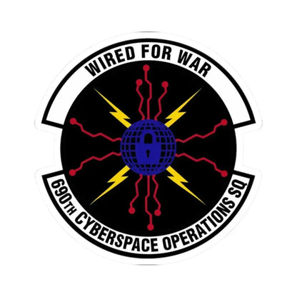 690 Cyberspace Operations Squadron AFSPC (U.S. Air Force) STICKER Vinyl Kiss-Cut Decal - The Sticker Space