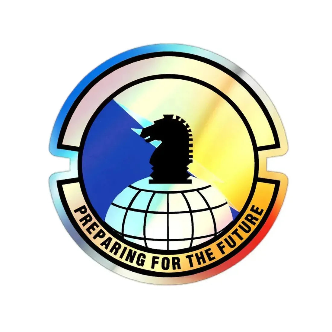 690 Intelligence Support Squadron ACC (U.S. Air Force) Holographic STICKER Die-Cut Vinyl Decal 2 Inch Holographic - The Sticker Space