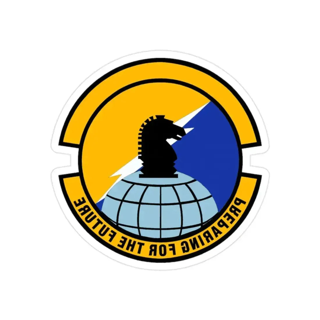 690 Intelligence Support Squadron ACC (U.S. Air Force) REVERSE PRINT Transparent Die-Cut STICKER 2 Inch Die-Cut Transparent - The Sticker Space