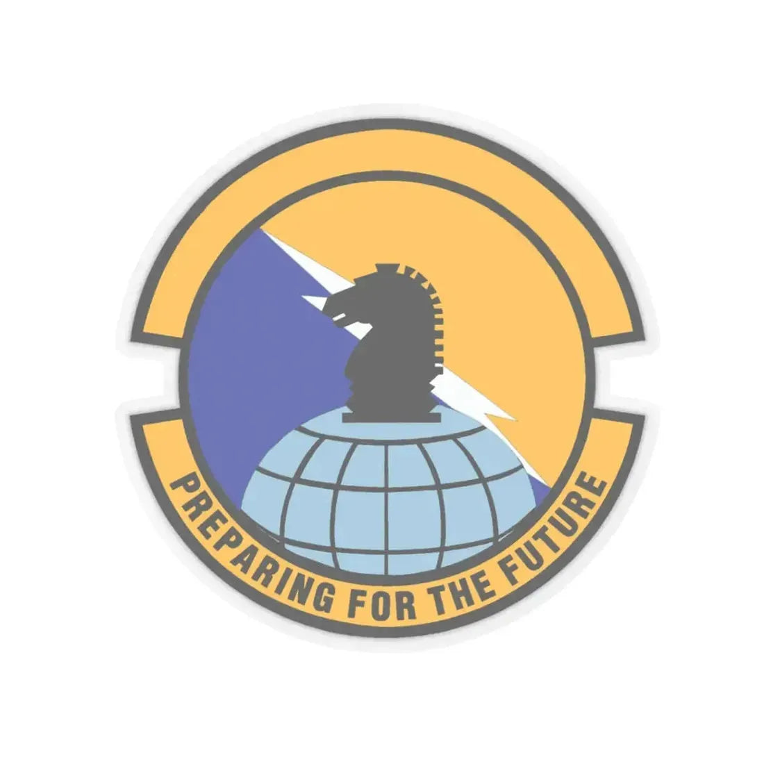 690 Intelligence Support Squadron ACC (U.S. Air Force) STICKER Vinyl Kiss-Cut Decal 3 Inch Transparent - The Sticker Space