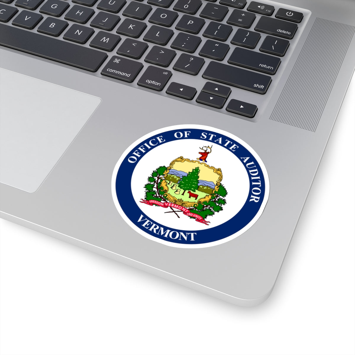 Seal of the State Auditor of Vermont - STICKER Vinyl Kiss-Cut Decal