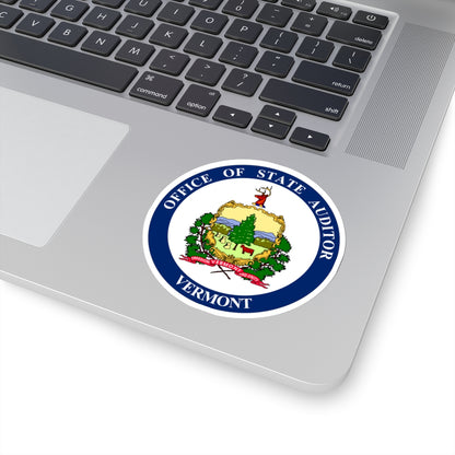 Seal of the State Auditor of Vermont - STICKER Vinyl Kiss-Cut Decal