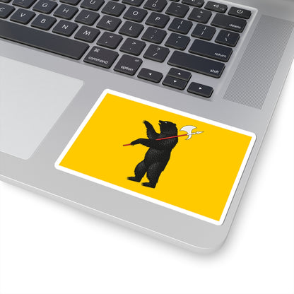 Flag of Yaroslavl Oblast large (Russia) STICKER Vinyl Kiss-Cut Decal