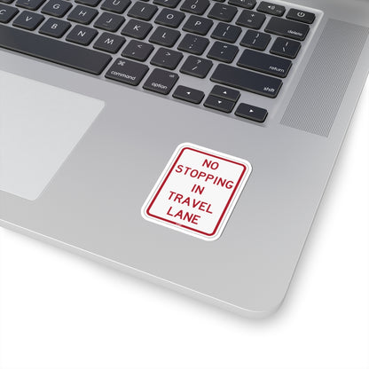 PBOT Road sign P1330 (Oregon) (Road Sign) STICKER Vinyl Kiss-Cut Decal