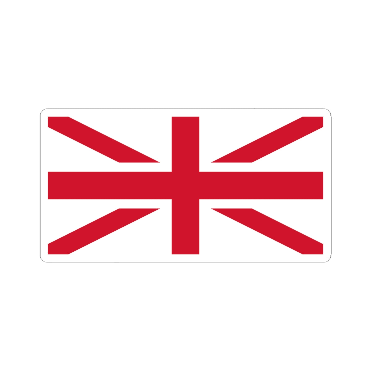 Flag of UK wo Scotland (United Kingdom) STICKER Vinyl Kiss-Cut Decal