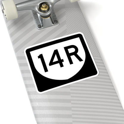 PR urban primary 14R (Puerto Rico) (Road Sign) STICKER Vinyl Kiss-Cut Decal