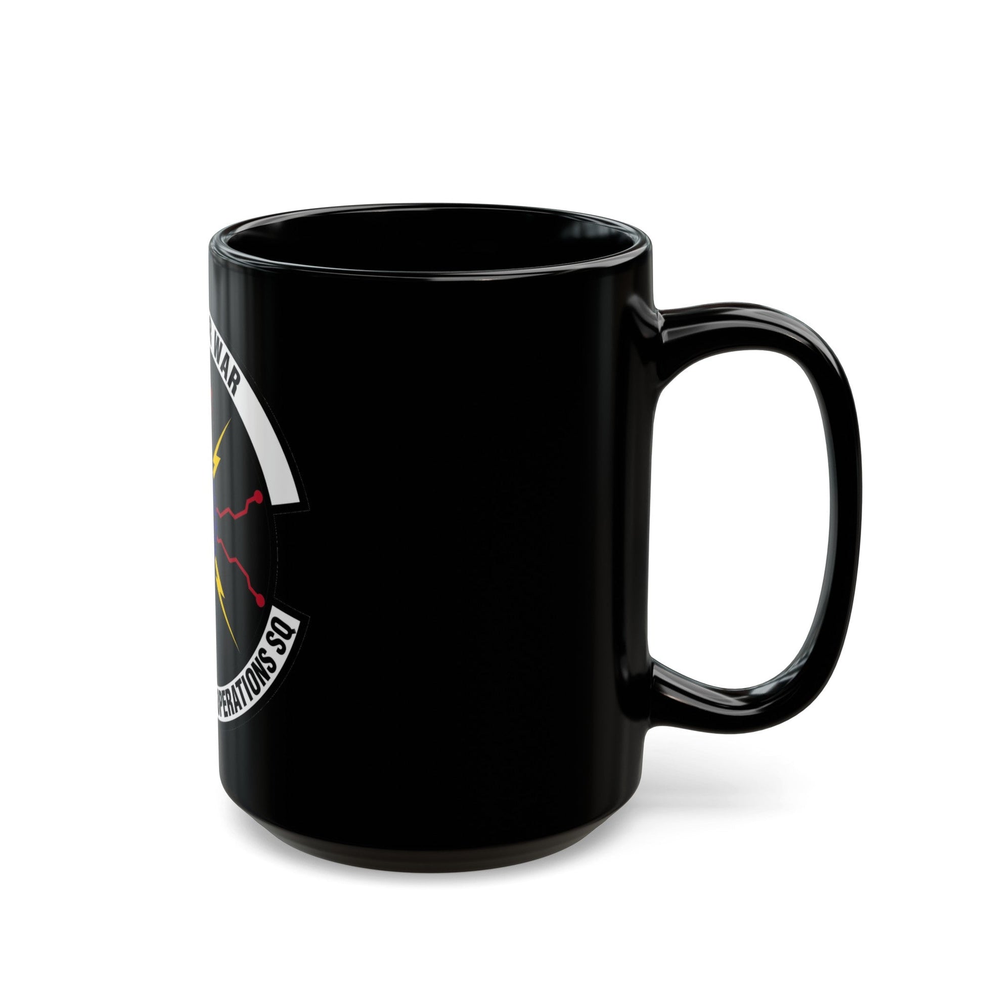 690th Cyberspace Operations (U.S. Air Force) Black Coffee Mug-The Sticker Space