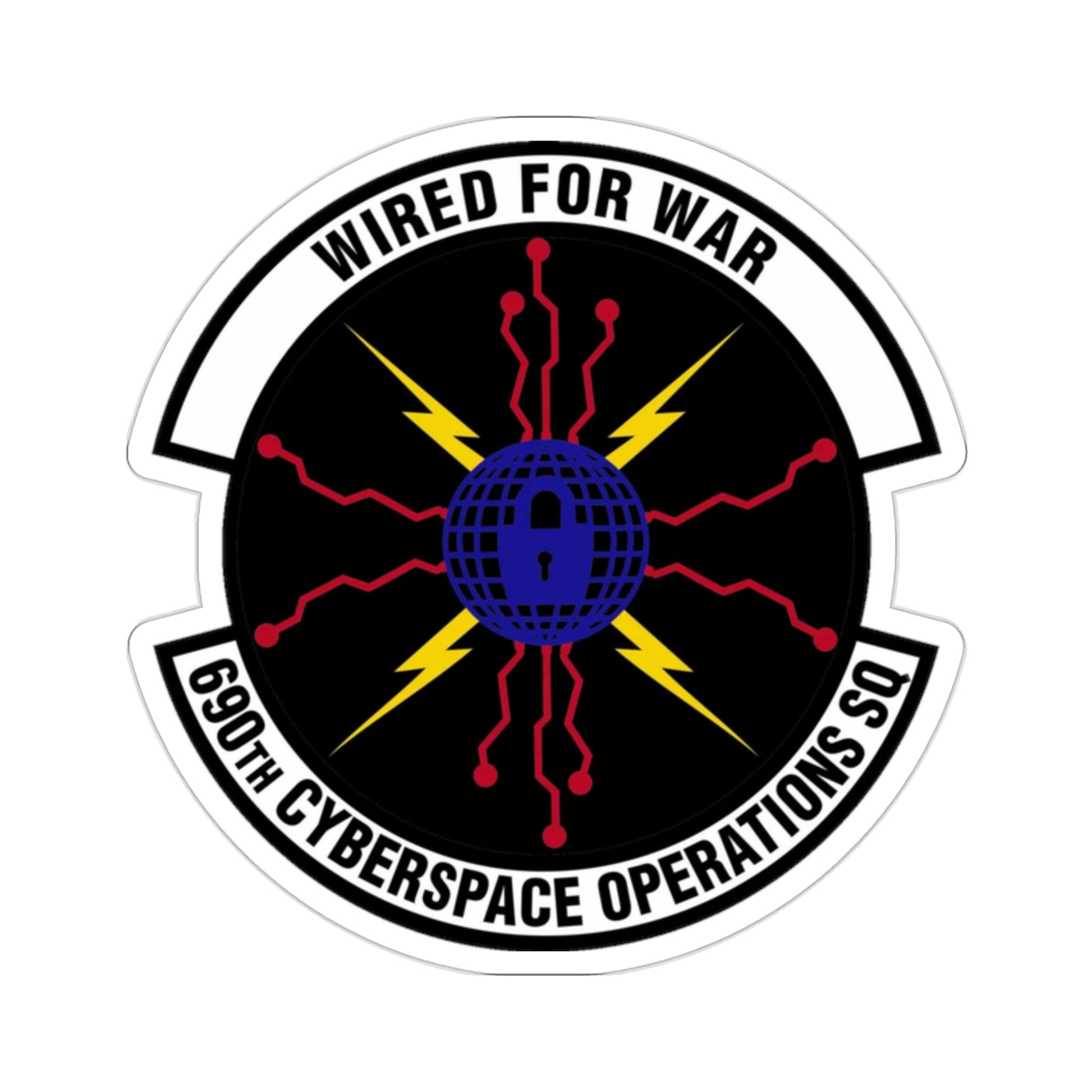 690th Cyberspace Operations (U.S. Air Force) STICKER Vinyl Die-Cut Decal-2 Inch-The Sticker Space