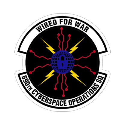 690th Cyberspace Operations (U.S. Air Force) STICKER Vinyl Die-Cut Decal-3 Inch-The Sticker Space