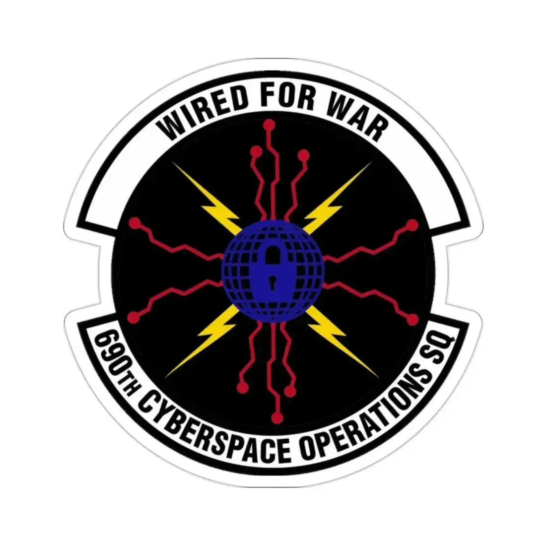 690th Cyberspace Operations (U.S. Air Force) STICKER Vinyl Die-Cut Decal 2 Inch - The Sticker Space