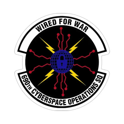 690th Cyberspace Operations (U.S. Air Force) STICKER Vinyl Die-Cut Decal 2 Inch - The Sticker Space
