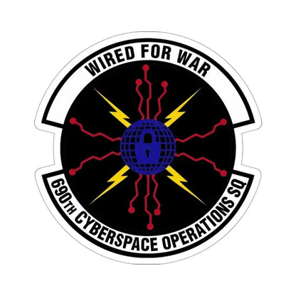 690th Cyberspace Operations (U.S. Air Force) STICKER Vinyl Die-Cut Decal 3 Inch - The Sticker Space