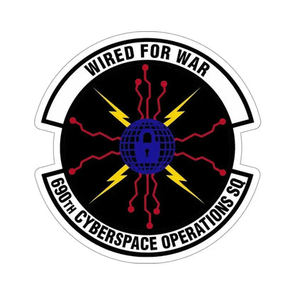 690th Cyberspace Operations (U.S. Air Force) STICKER Vinyl Die-Cut Decal 5 Inch - The Sticker Space