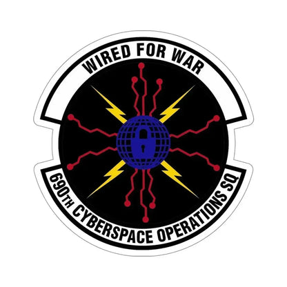 690th Cyberspace Operations (U.S. Air Force) STICKER Vinyl Die-Cut Decal 6 Inch - The Sticker Space