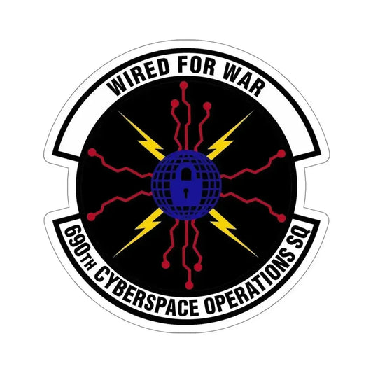 690th Cyberspace Operations (U.S. Air Force) STICKER Vinyl Die-Cut Decal 6 Inch - The Sticker Space