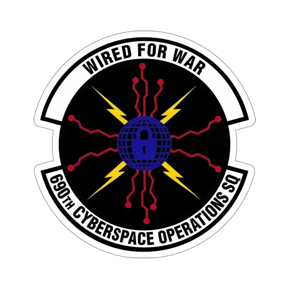 690th Cyberspace Operations (U.S. Air Force) STICKER Vinyl Die-Cut Decal - The Sticker Space