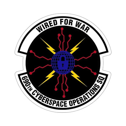 690th Cyberspace Operations (U.S. Air Force) STICKER Vinyl Die-Cut Decal - The Sticker Space