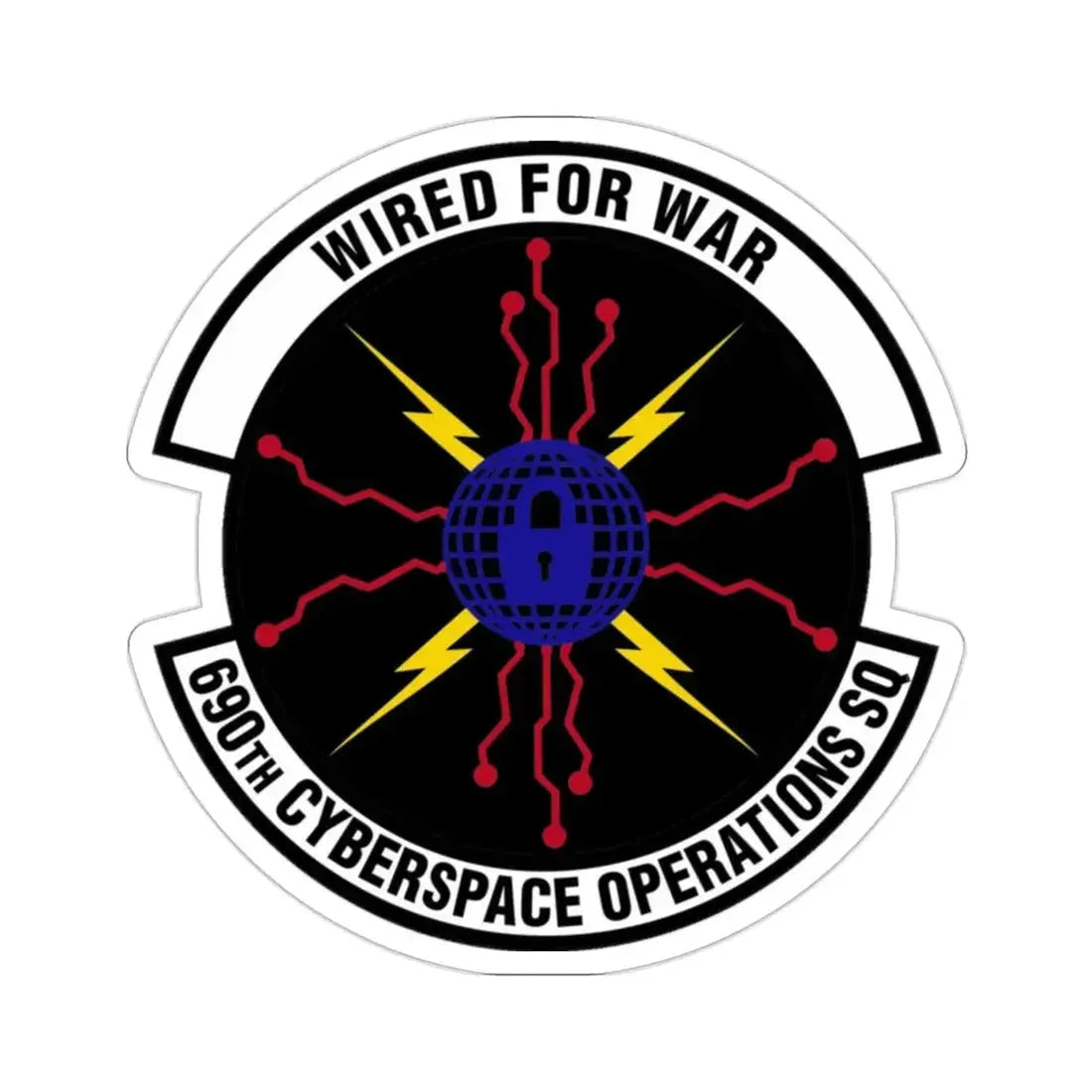690th Cyberspace Operations (U.S. Air Force) STICKER Vinyl Die-Cut Decal - The Sticker Space
