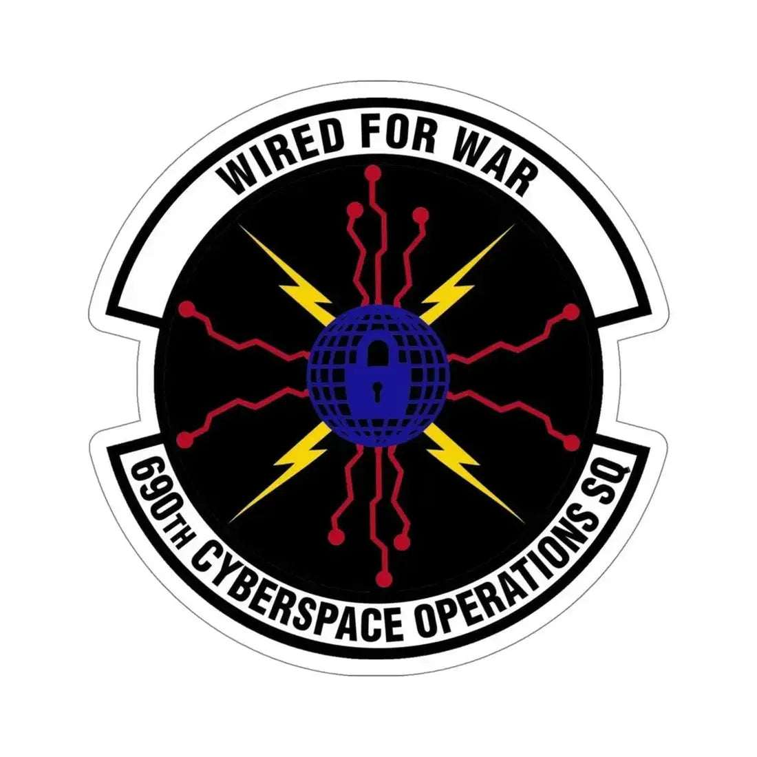 690th Cyberspace Operations (U.S. Air Force) STICKER Vinyl Die-Cut Decal - The Sticker Space
