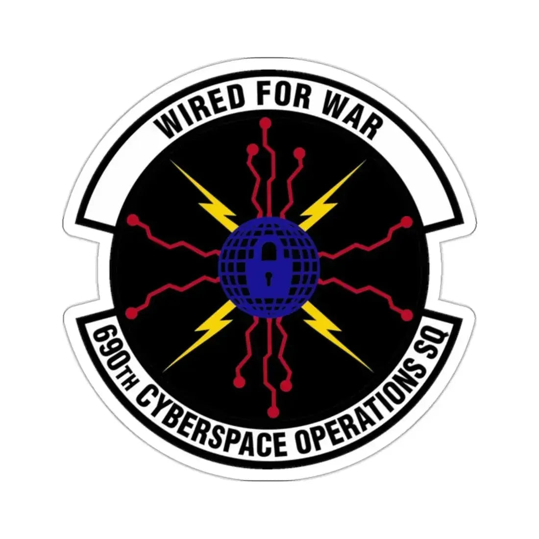 690th Cyberspace Operations (U.S. Air Force) STICKER Vinyl Kiss-Cut Decal - The Sticker Space