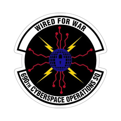 690th Cyberspace Operations (U.S. Air Force) STICKER Vinyl Kiss-Cut Decal - The Sticker Space