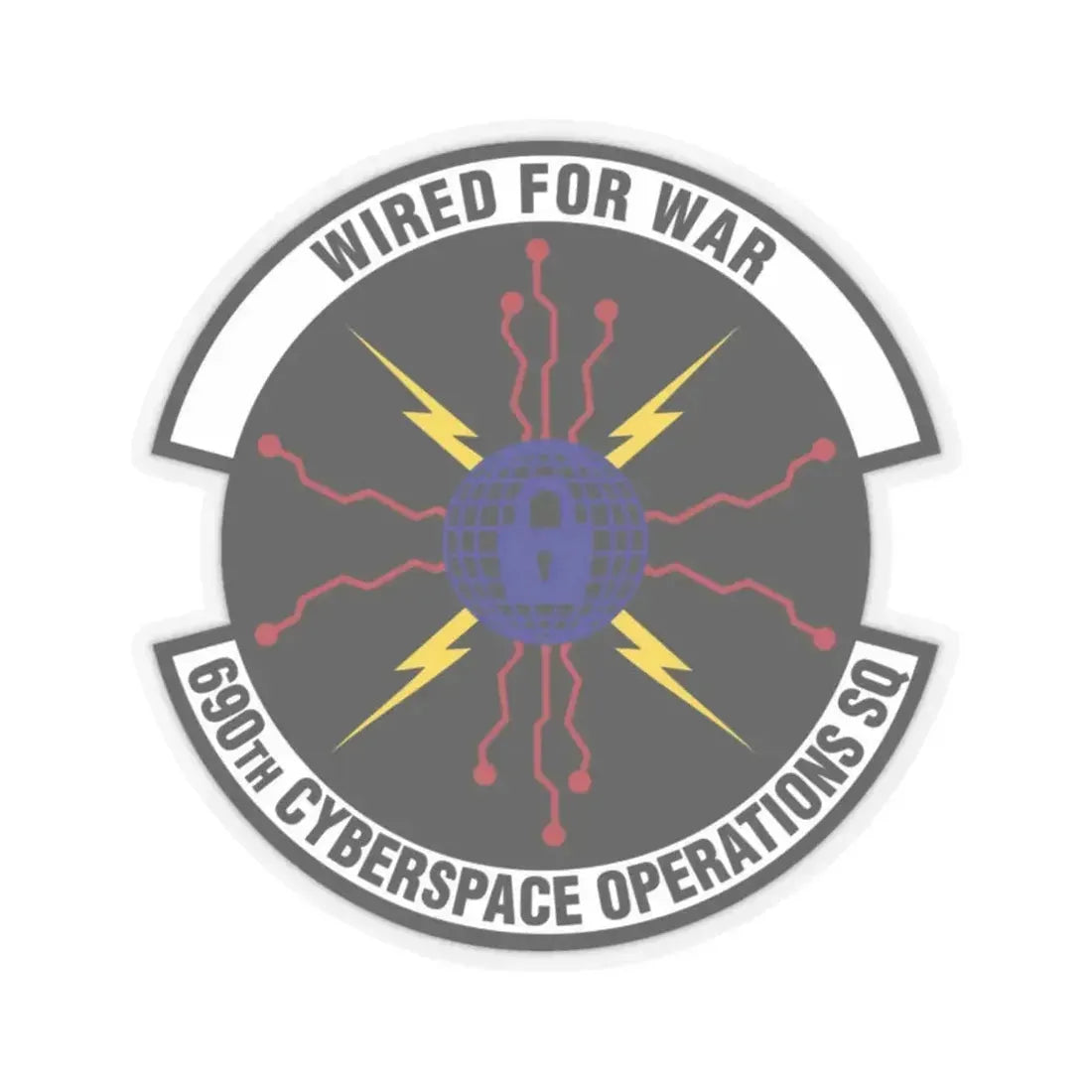 690th Cyberspace Operations (U.S. Air Force) STICKER Vinyl Kiss-Cut Decal - The Sticker Space