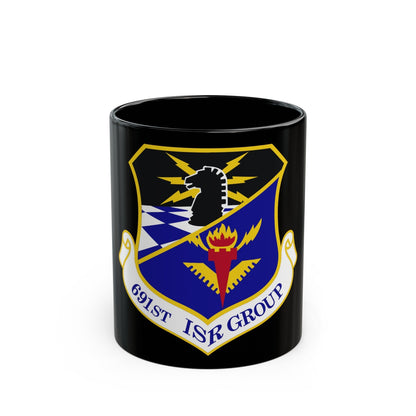 691 Intelligence Surveillance and Reconnaissance Group ACC (U.S. Air Force) Black Coffee Mug-11oz-The Sticker Space